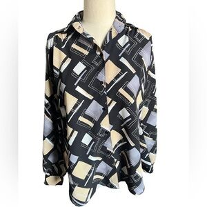 All Hours Paris Milan Vintage Button Up Size M